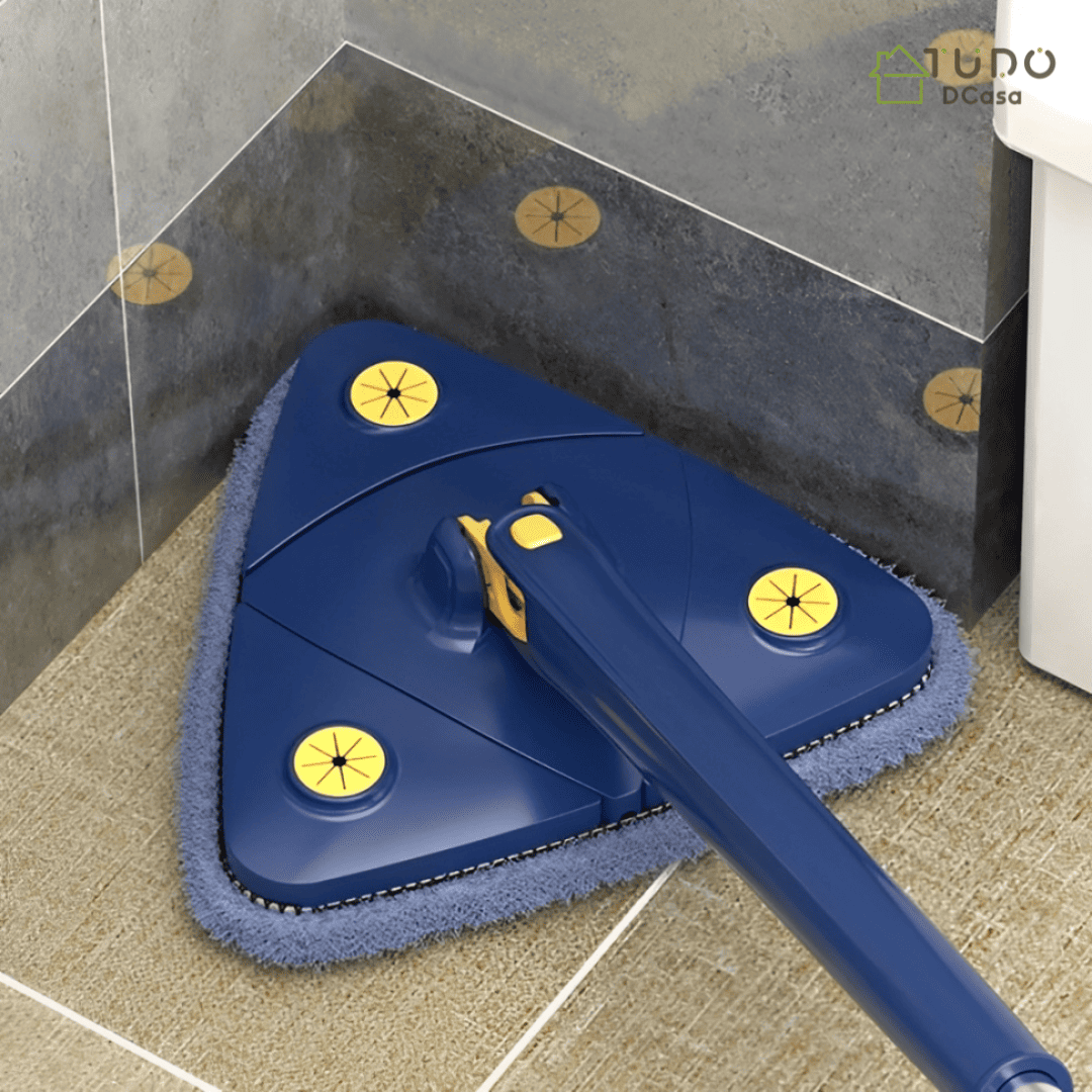 Mop Triangular Premium 360º + 2 Refil de Brinde SOMENTE HOJE