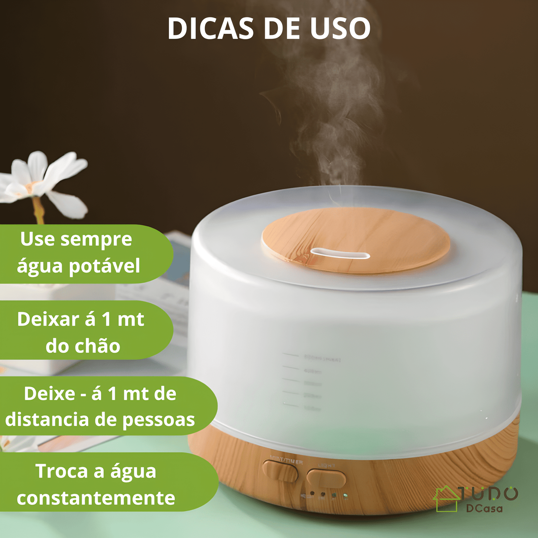 Umidificador De Ar 3 em 1