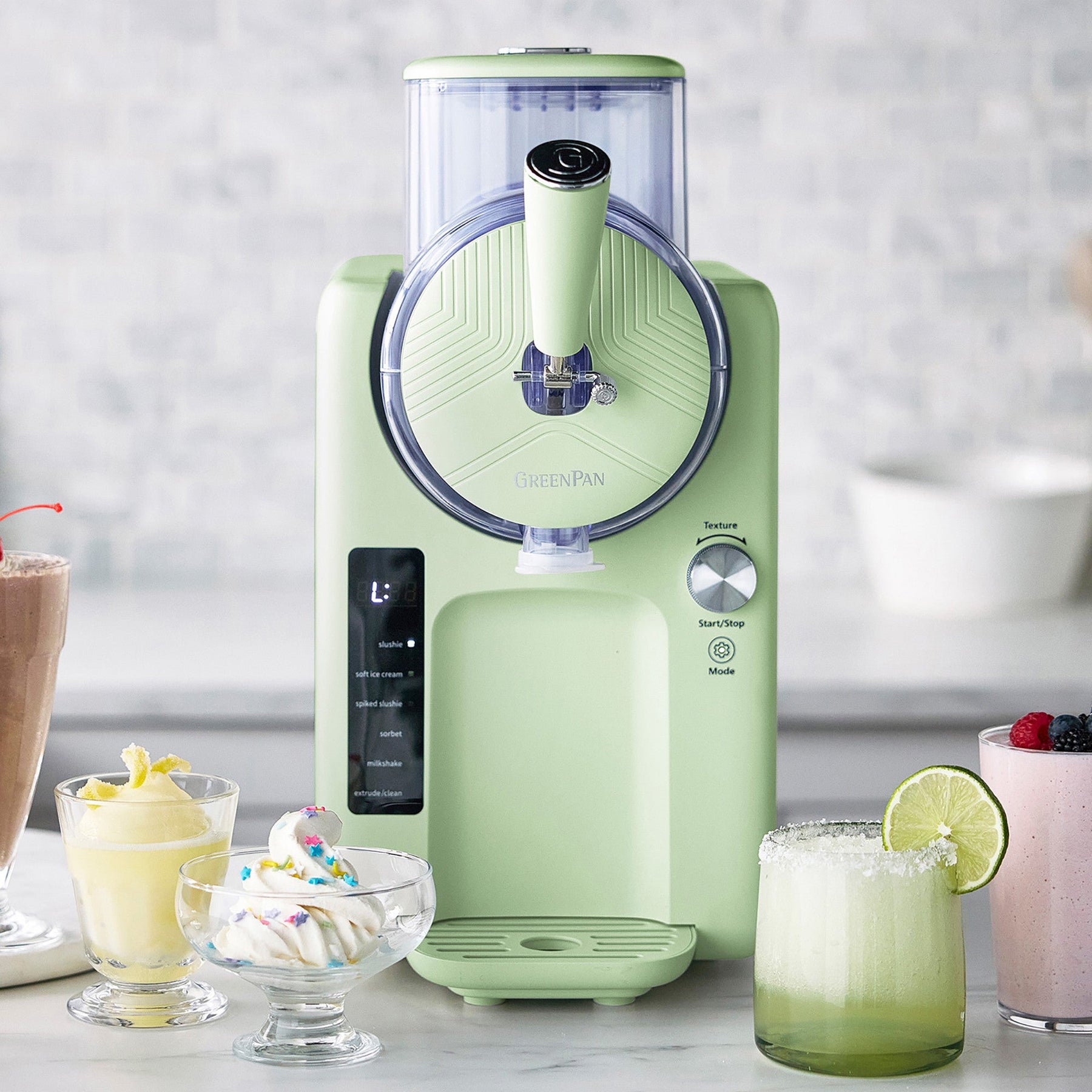 Máquina de Sorvete e Bebida Congelada GREENPAN