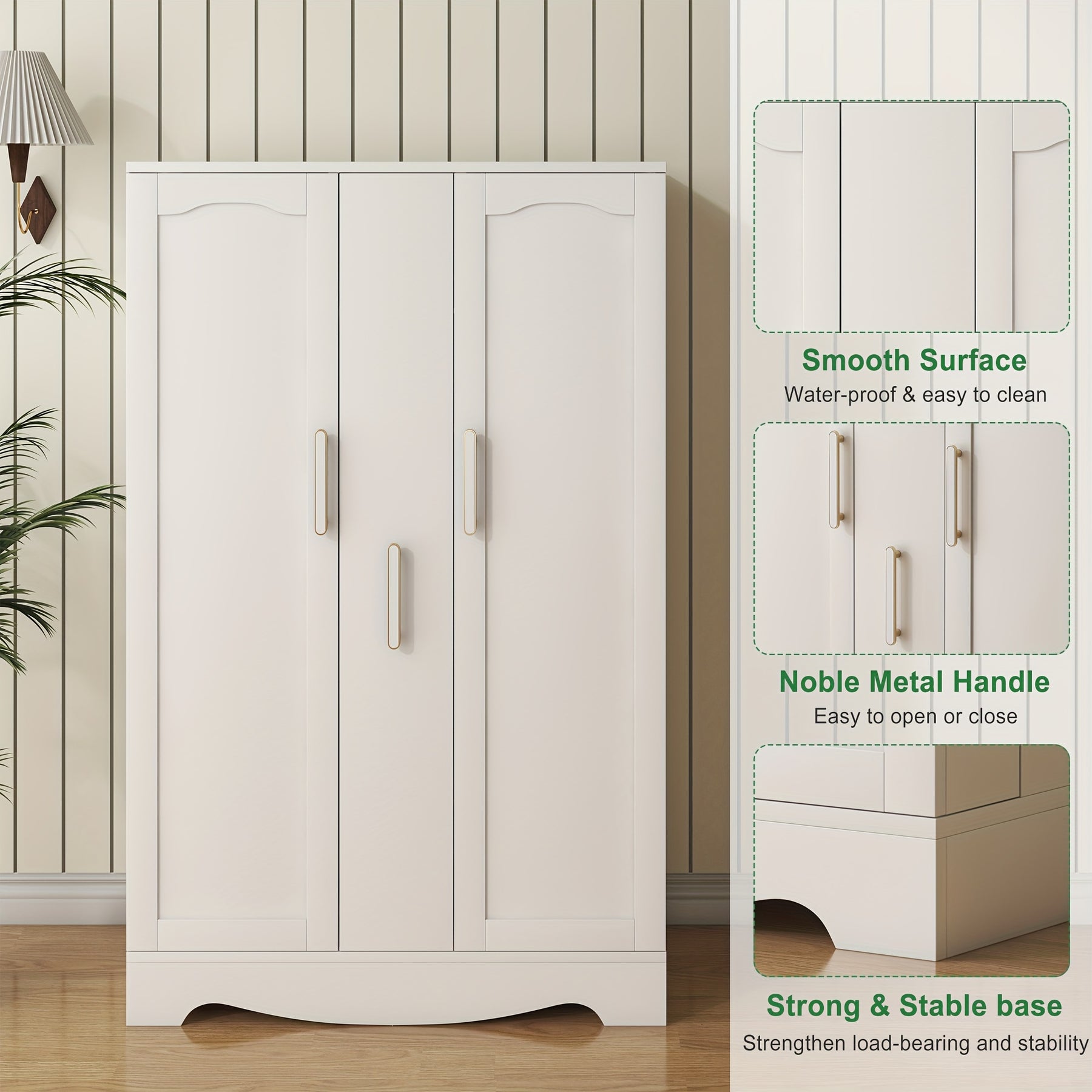 Armário de despensa de 47" com gaveta, armário de despensa de cozinha com portas e prateleiras ajustáveis, armário de armazenamento para despensa de alimentos, armário de buffet independente para uso na cozinha, sala de estar e sala de jantar