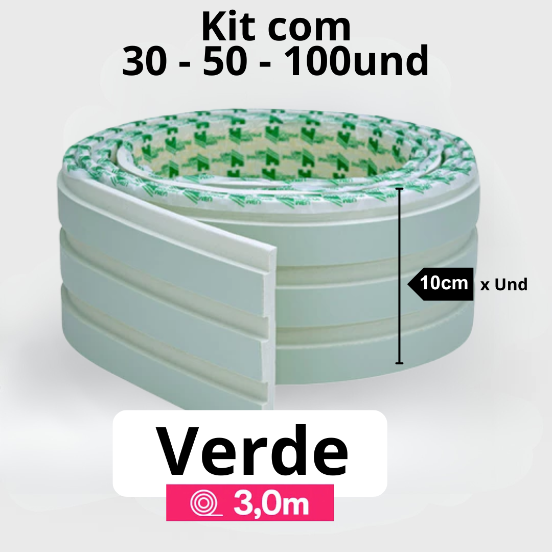 Kit Painel Ripado Autocolante 3M Laminado | Linha Madeto | DIY