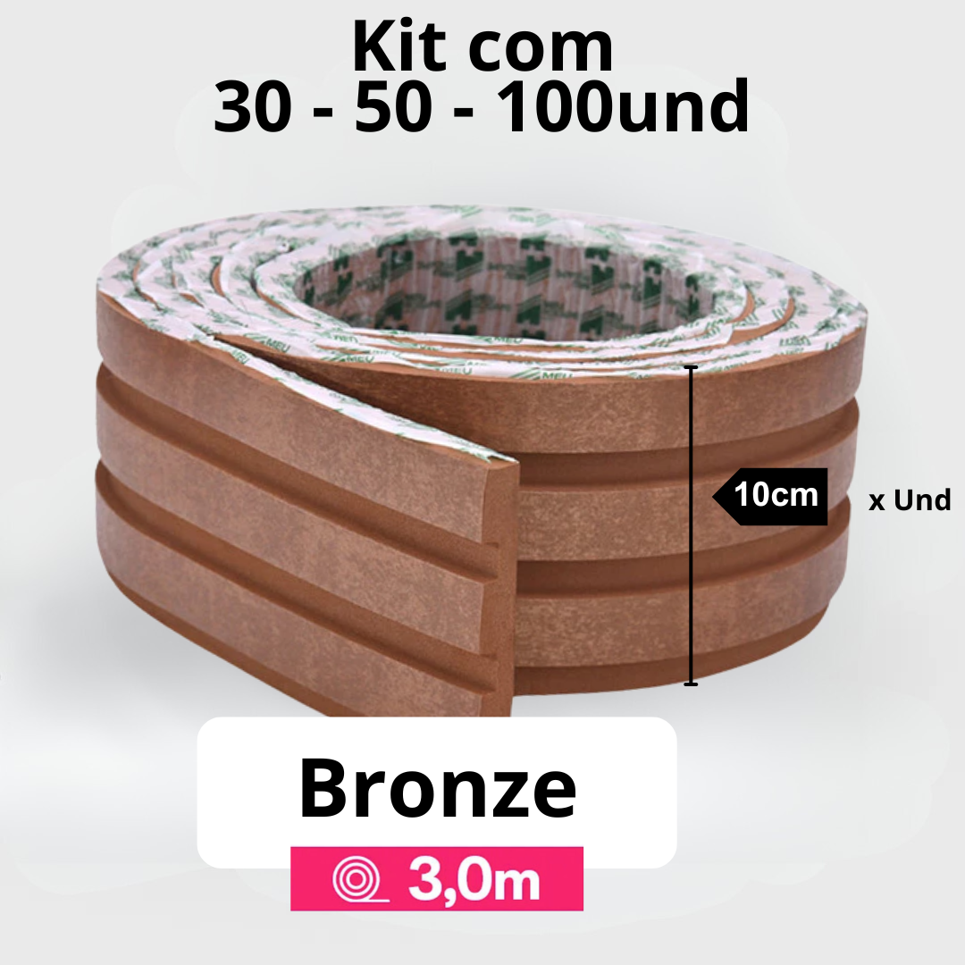 Kit Painel Ripado Autocolante 3M Laminado | Linha Madeto | DIY