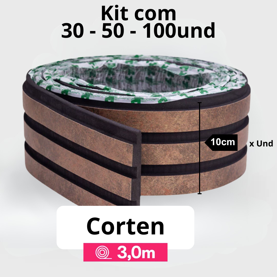 Kit Painel Ripado Autocolante 3M Laminado | Linha Madeto | DIY