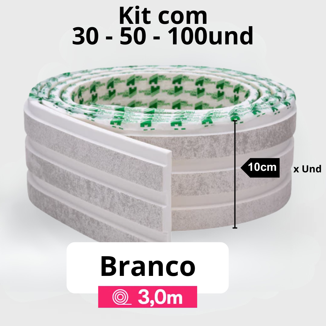 Kit Painel Ripado Autocolante 3M Laminado | Linha Madeto | DIY