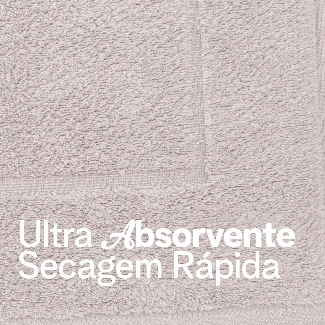 Jogo de Toalhas Buddemeyer Dual Air Banhão 5 Peças | Areia Luxo