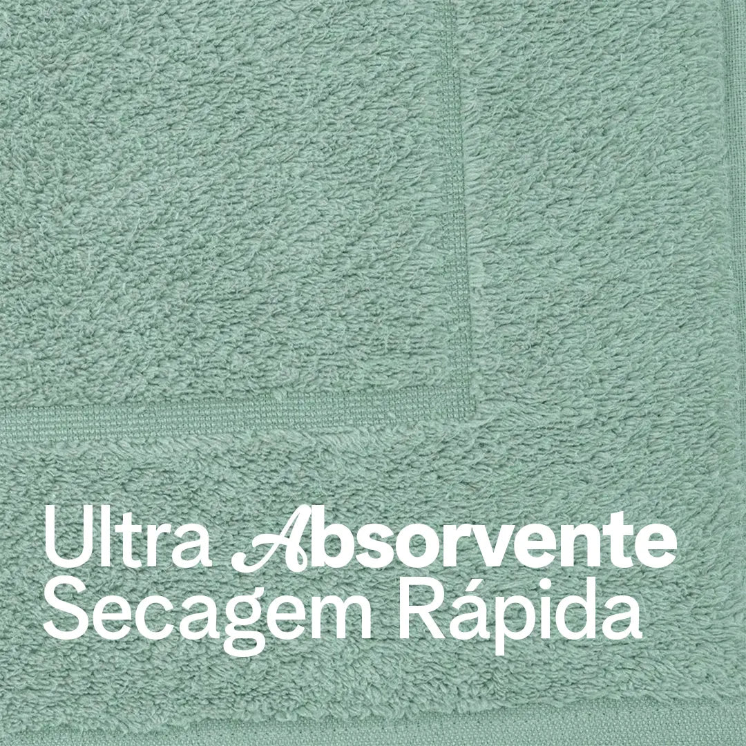 Jogo de Toalhas Buddemeyer Dual Air Banhão 5 Peças | Verde Royal