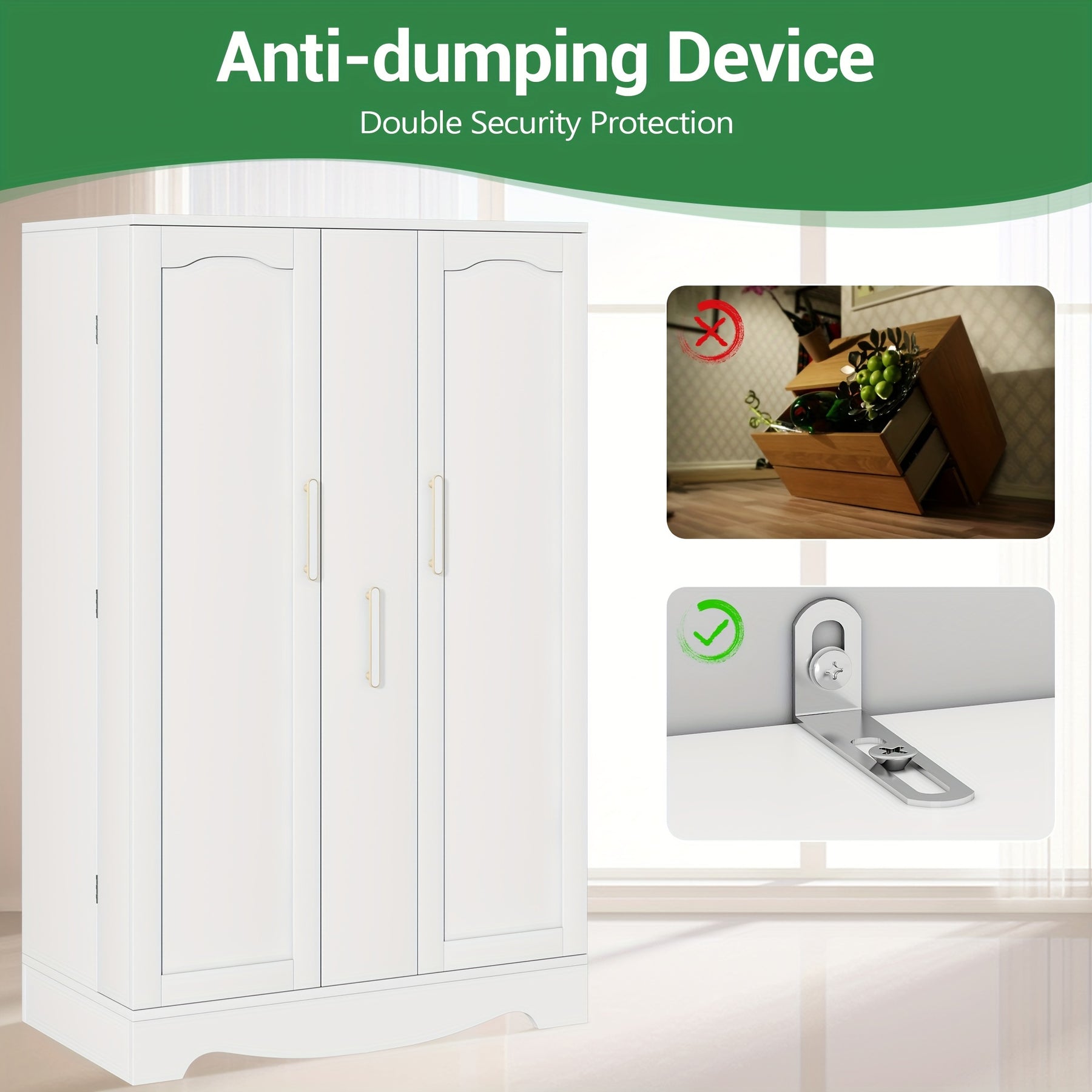 Armário de despensa de 47" com gaveta, armário de despensa de cozinha com portas e prateleiras ajustáveis, armário de armazenamento para despensa de alimentos, armário de buffet independente para uso na cozinha, sala de estar e sala de jantar