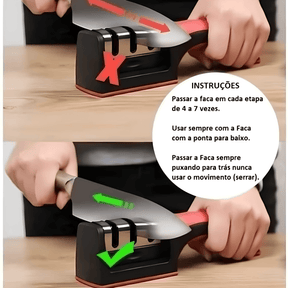 Afiador de Faca Multifuncional
