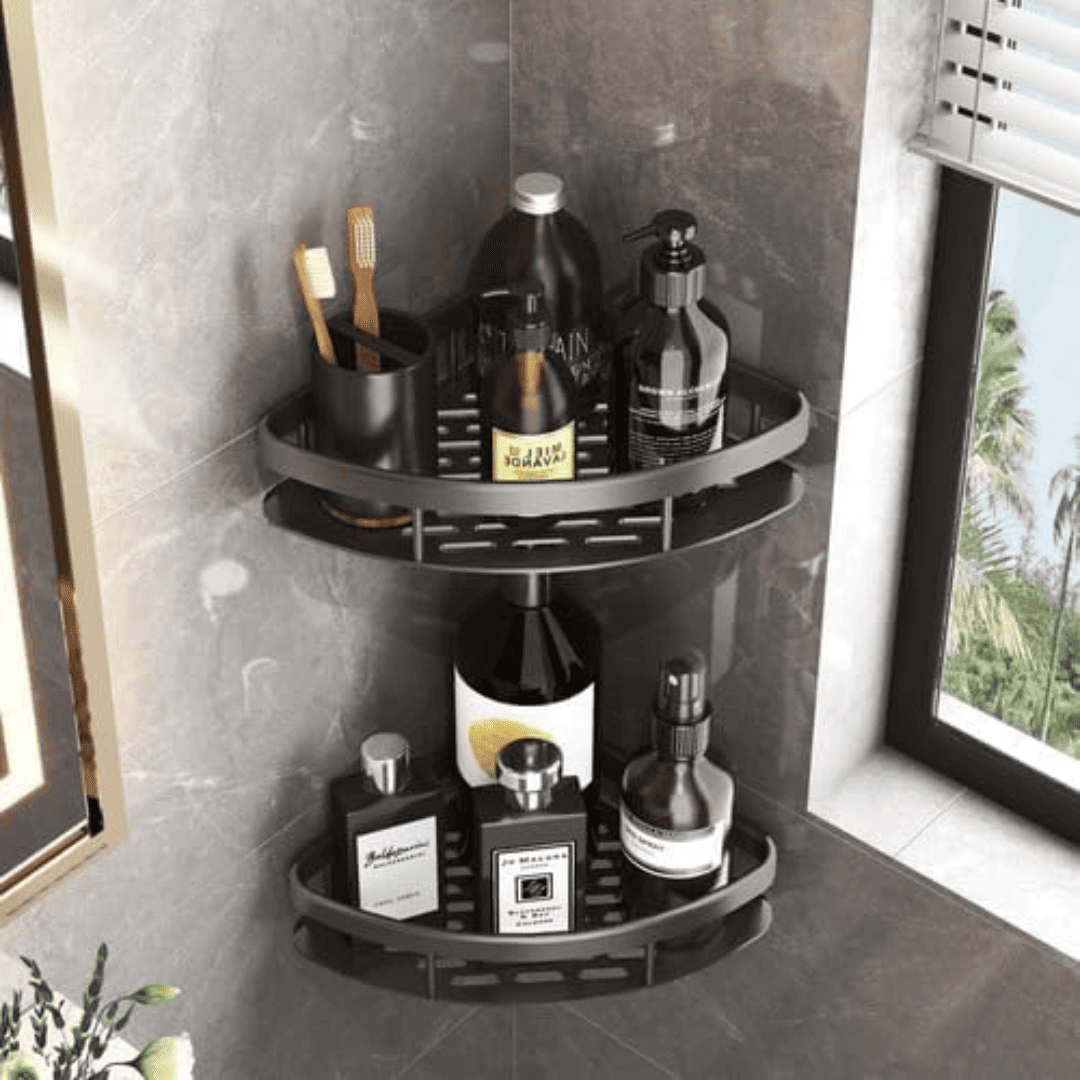 Cantoneira Porta Shampoo Sem Furo Em Alumínio