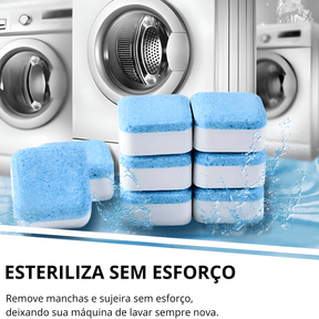 Pastilhas de Limpeza e  Higienização para Maquina de Lavar - LavaClean Pro
