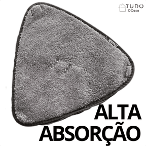 Mop Triangular Premium 360º + 2 Refil de Brinde SOMENTE HOJE