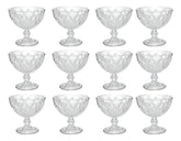 Jogo 12 Taças Diamond Lyor Sobremesa 250ml Transparente