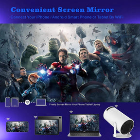 Projetor 4K HD 150 Polegadas Magcubic Wifi e Bluetooth Bivolt