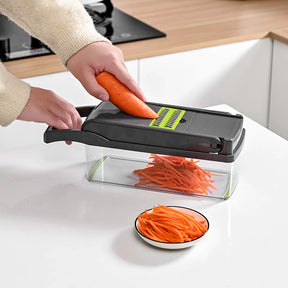 Profissional Multiuso Cozinha Slicer Aço Inox 14 em 1