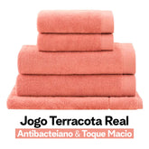Jogo de Toalhas Buddemeyer Dual Air Banhão 5 Peças | Terracota Real