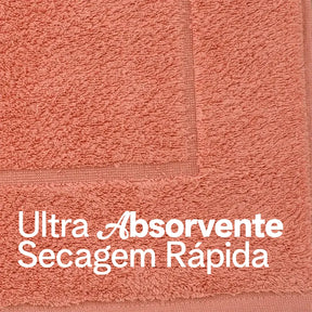 Jogo de Toalhas Buddemeyer Dual Air Banhão 5 Peças | Terracota Real