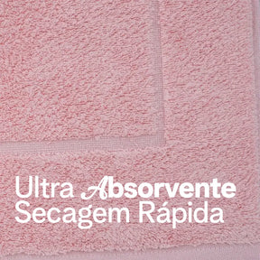 Jogo de Toalhas Buddemeyer Dual Air Banhão 5 Peças | Rosé Vintage